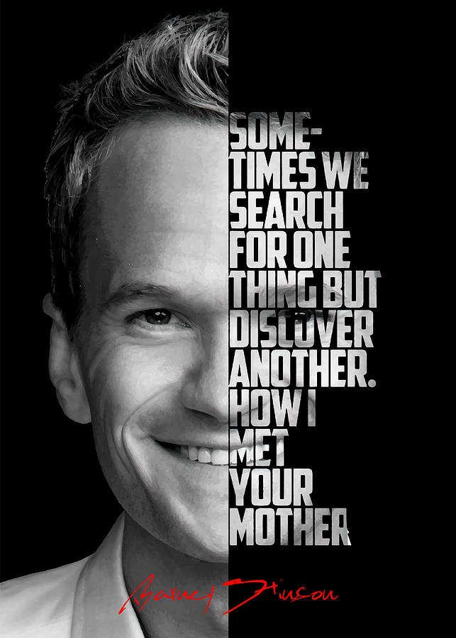 Christmas Painting - Barney Stinson Poster  #2 by Carter Wilson