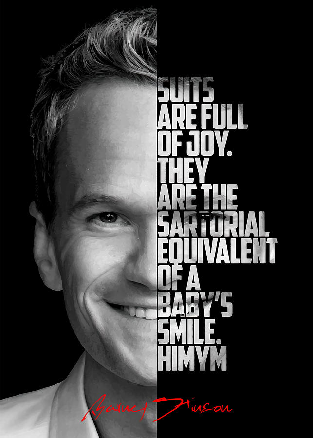 Blackfriday Painting - Barney Stinson Poster  #2 by Victoria Walsh