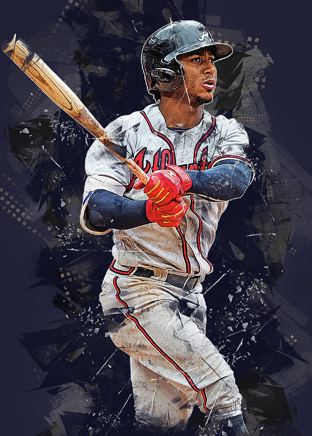 Player Ozzie Albies Ozziealbies Ozzie Albies Ozhaino Jurdy Jiandro Ozzie  Albiesozzie Atlanta Braves Tapestry