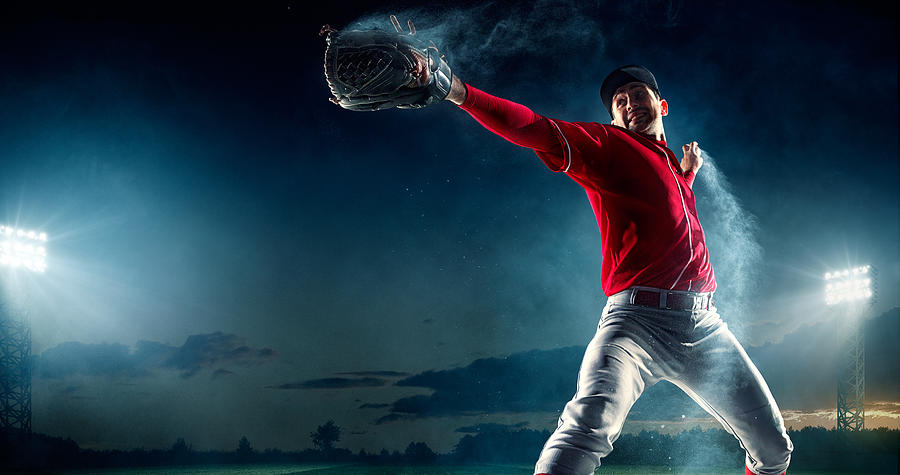 Baseball pitcher on stadium #2 Photograph by Dmytro Aksonov