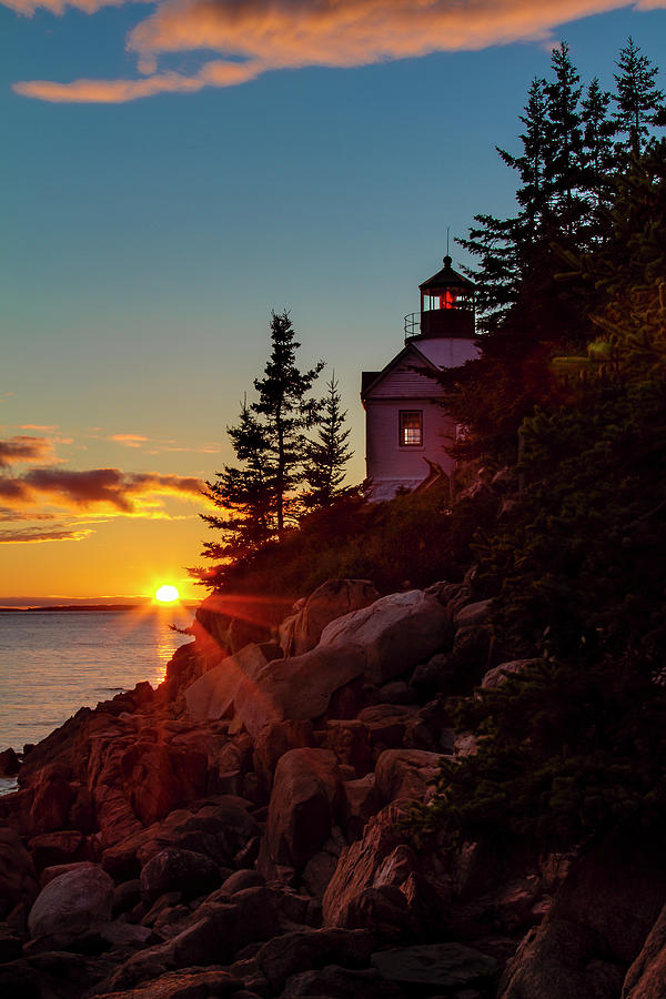 Bass Harbor Head Light #3 Photograph by Steven Radcliffe - Fine Art America