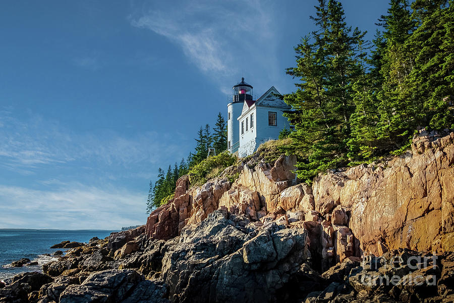 Bass Harbor Head Light - Lighthouse, Maine Photograph by Sturgeon Photography