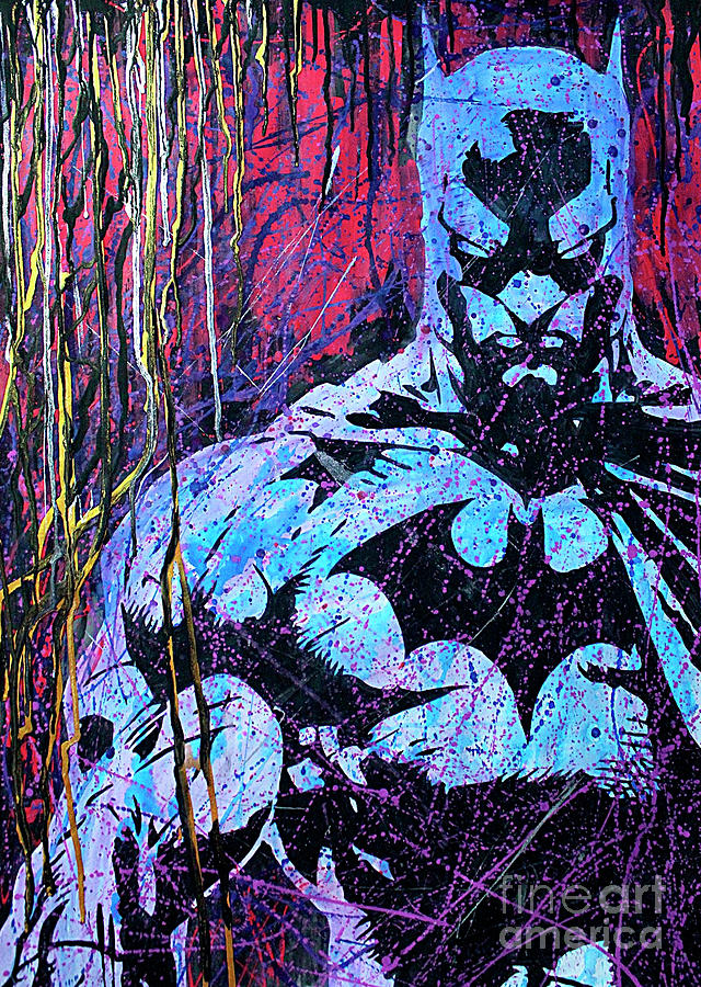 Batman Art #2 Painting by Sledjee Art - Pixels