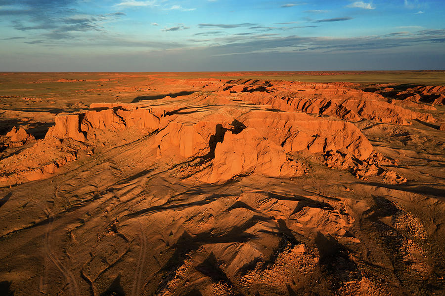 Bayanzag flaming cliffs in Mongolia #2 Photograph by Mikhail Kokhanchikov
