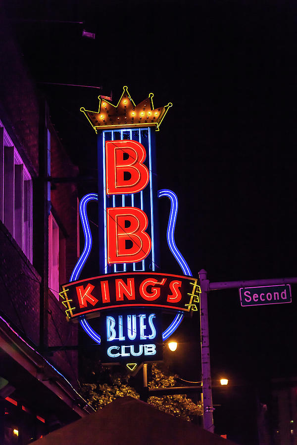 Beale Street Neon, Memphis, BB King's Blues Club 3 Photograph By Alex ...