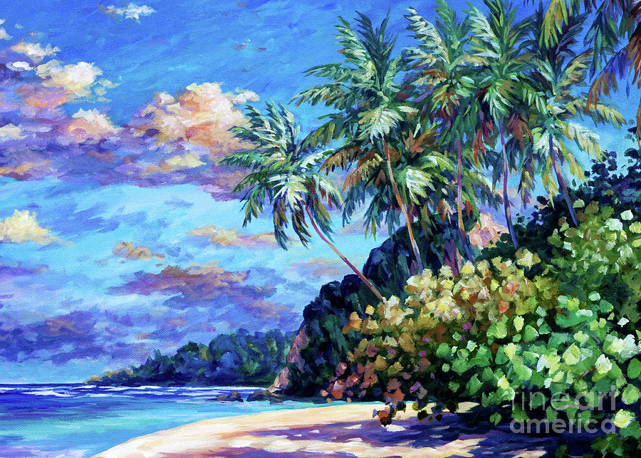Beach At Ortoire Painting