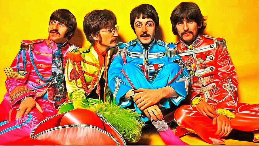 Beatles Digital Art by Galeria Trompiz - Fine Art America