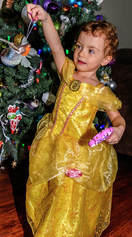 Beautiful 2 year old little girl portrait Photograph by Judit Dombovari