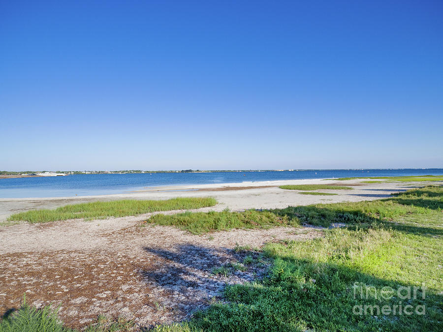 Beautiful Beach And The Gulf Of Mexico Located At Tarpon Springs Photograph