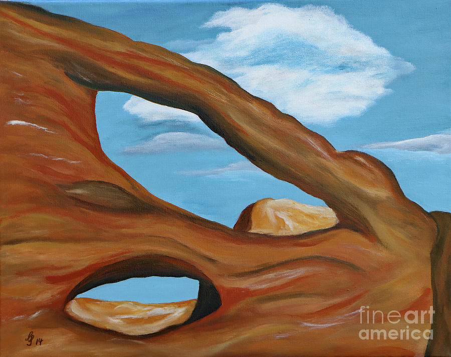 Beautiful Double O Arch #1 Painting by Christiane Schulze Art And Photography