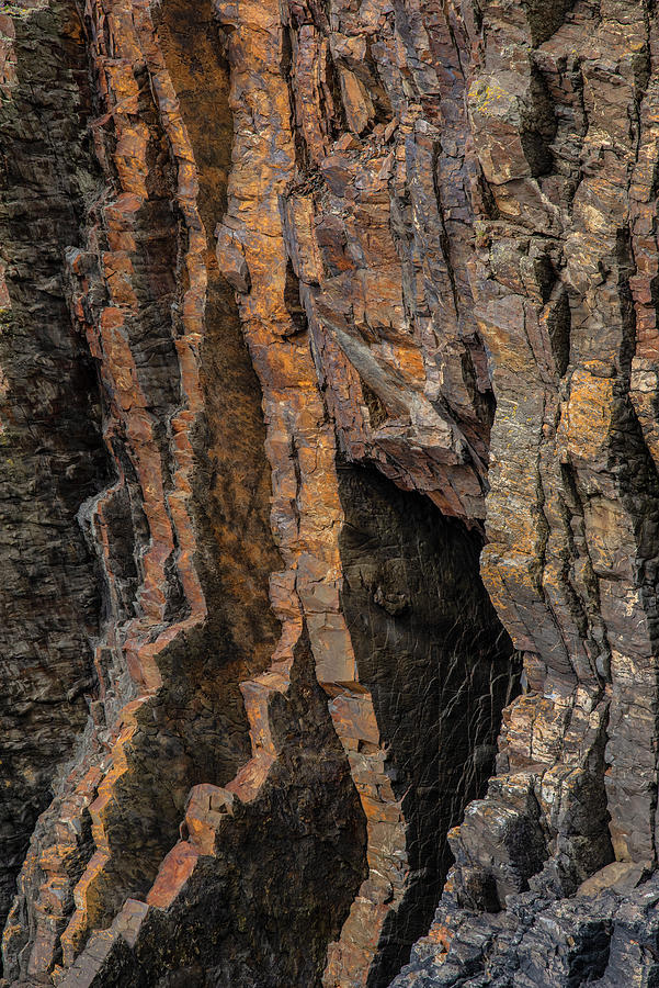 Beautiful Landscape Image Of Blackchurch Rock On Devonian Geolog Photograph