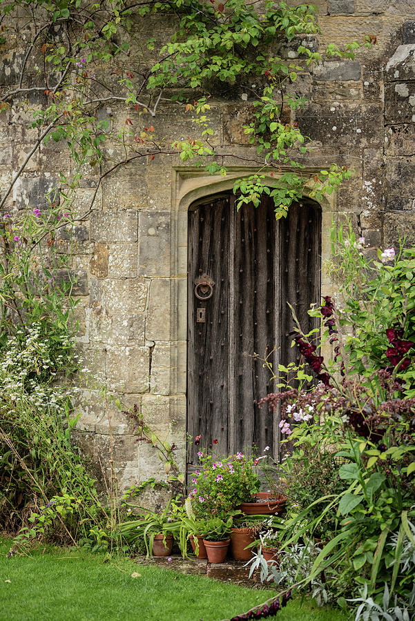 Beautiful landscape image of old historic medieval building deta ...