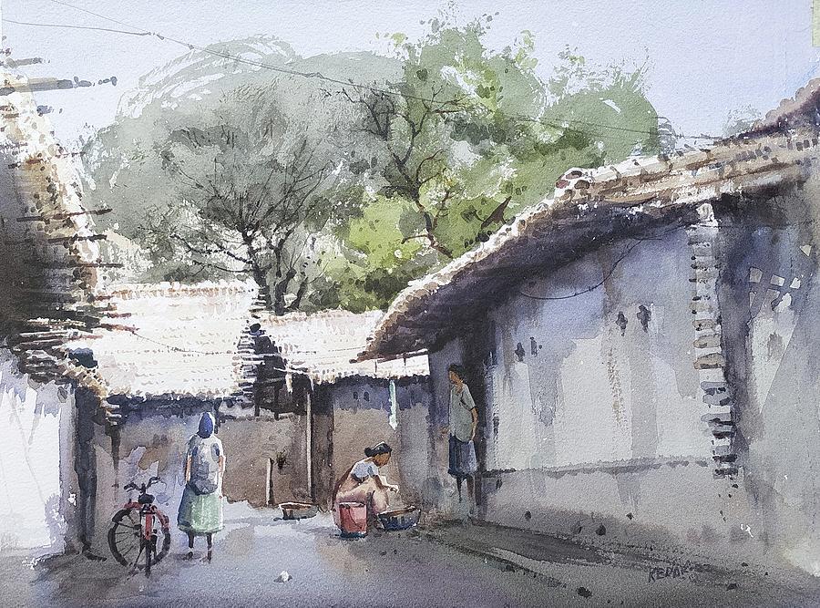 beauty of Jamurda Bargarh odisha Painting by Kedar Naik | Fine Art America