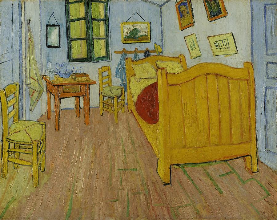 Vincent van Gogh - Bedroom in Arles Painting by Alexandra Arts
