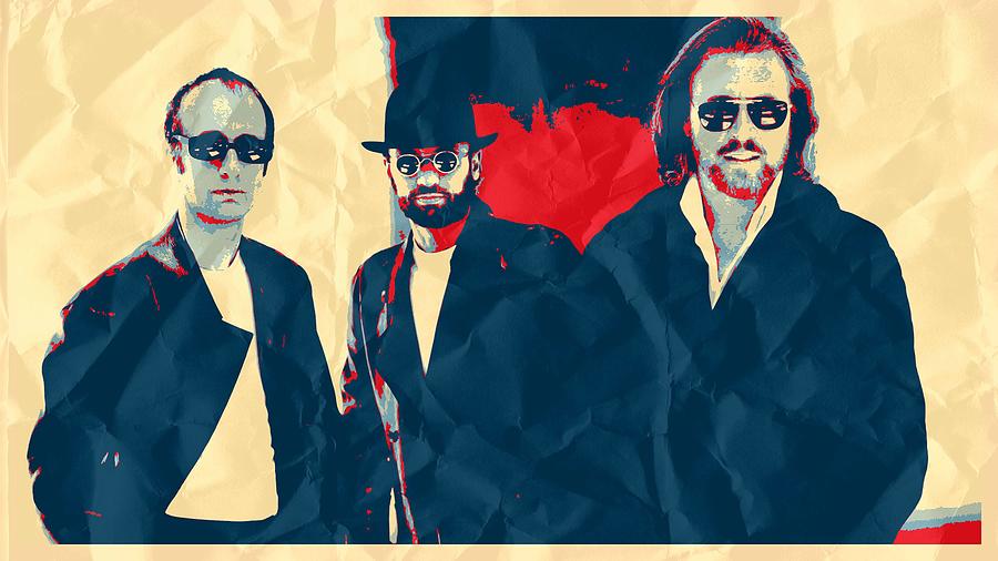 Bee Gees 2 Digital Art by Mode On