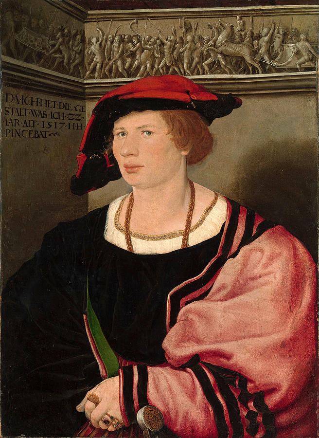 Benedikt von Hertenstein #3 Painting by Hans Holbein the Younger