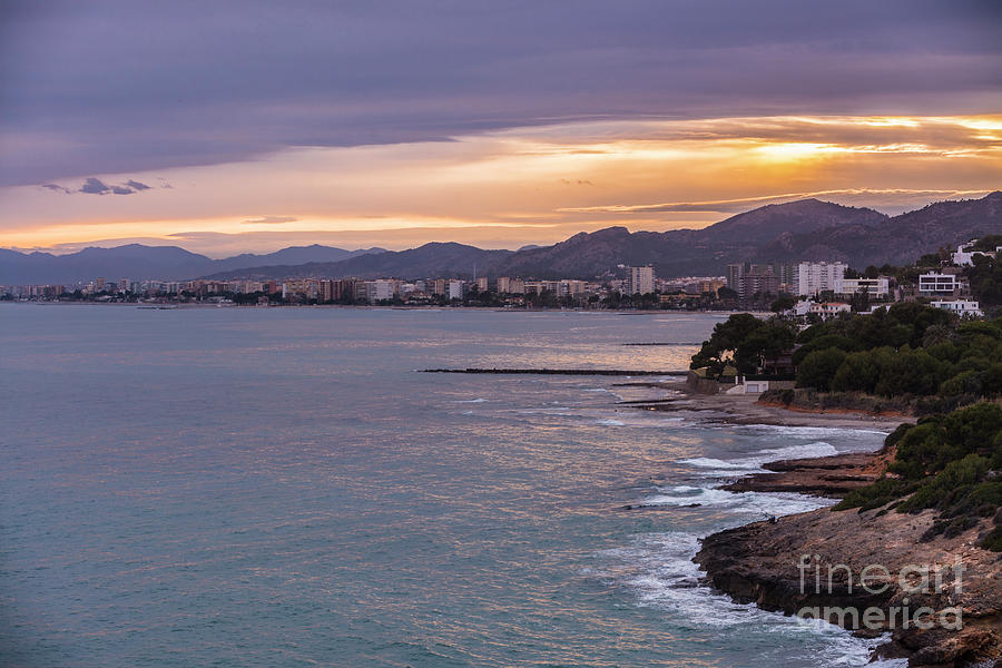 Benicassim coast from the hill #2 Photograph by Vicente Sargues