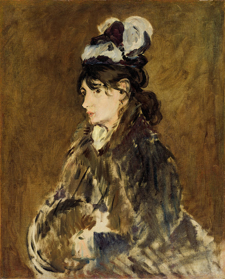 Berthe Morisot #3 Painting by Edouard Manet