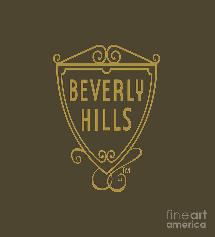 Beverly Hills Digital Art by RBK Shop - Fine Art America