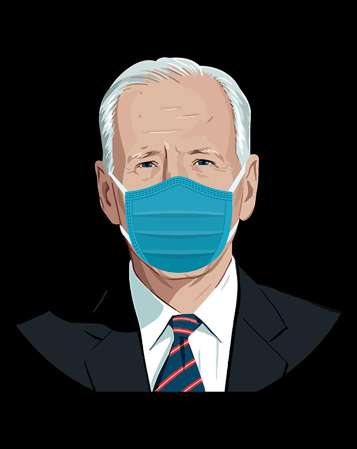 Biden Mask Joe Biden Bye Don Bidden Harris 2020 Digital Art by Sue Mei Koh