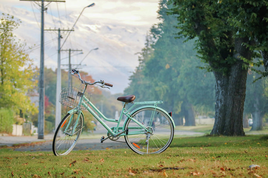 Biking in Autumn  #2 Photograph by Pla Gallery