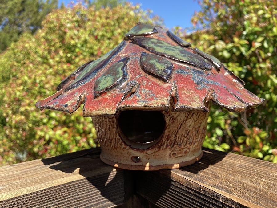 Birdhouse #2 Sculpture by Mike Coyne