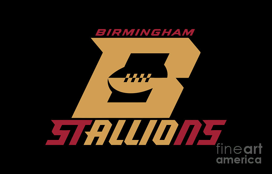 Birmingham Stallions T shirt Digital Art by Agustin Wigati - Fine Art ...