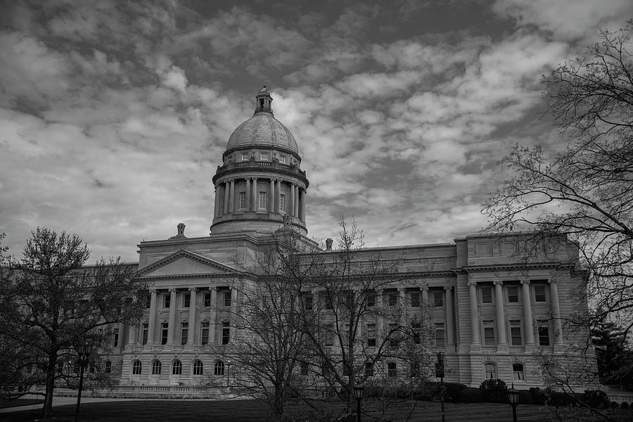 Black and white photograph of Kentucky State Capitol #2 Photograph by FineArtRoyal Joshua Mimbs