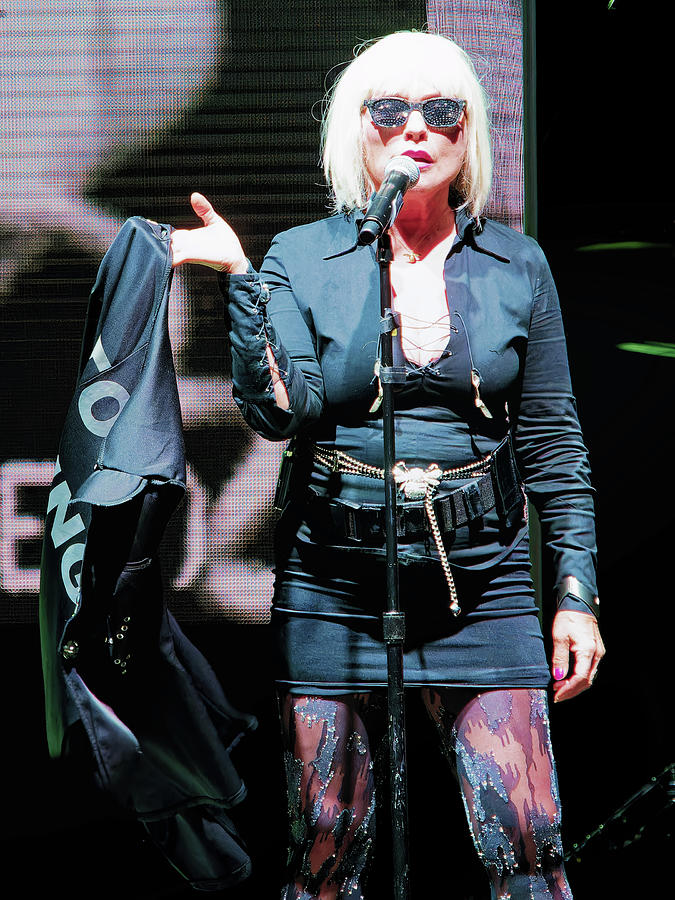 Blondie in Concert #3 Photograph by Ron Dubin