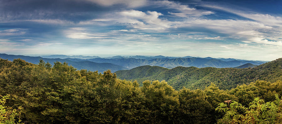 Blue Ridge Panorama #2 Photograph by Andrew Soundarajan