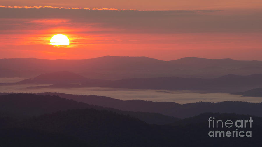 Mountain Photograph - Blue Ridge Sunset #2 by Jonathan Welch