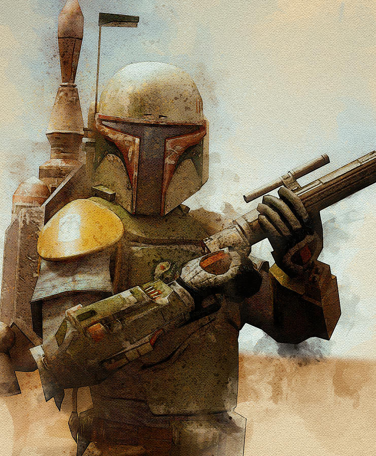 Boba Fett. Star Wars Digital Art by Everett Miller | Fine Art America