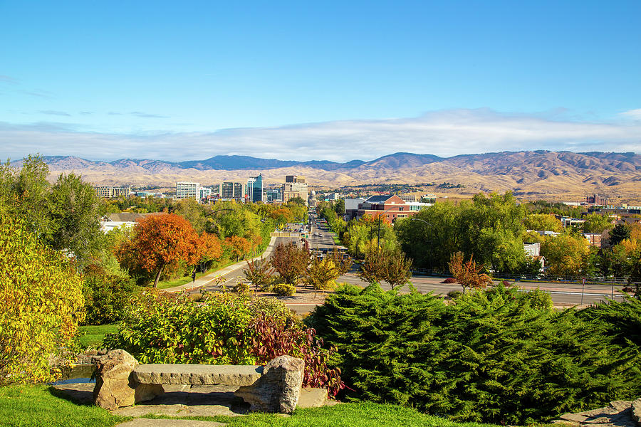 Boise in Fall #2 Photograph by Dart Humeston