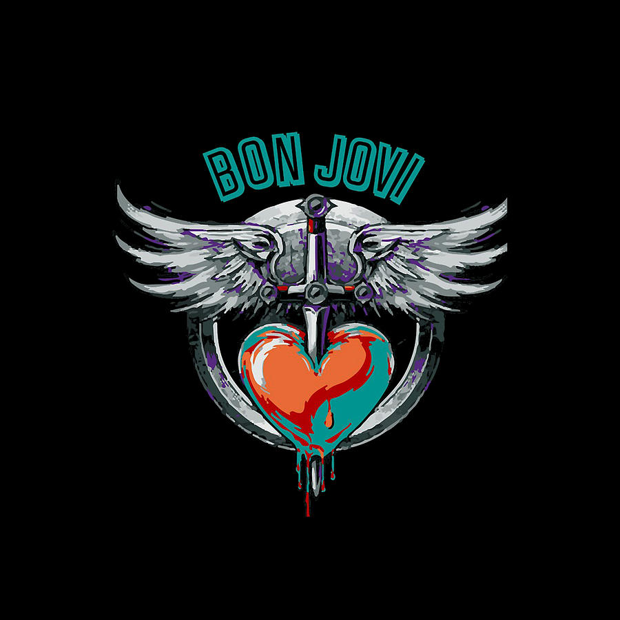 Bon Jovi Digital Art by Darel Art - Pixels