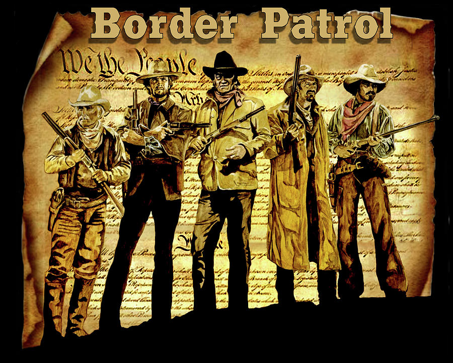 Robert Duvall Painting - Border Patrol #2 by Tim Joyner