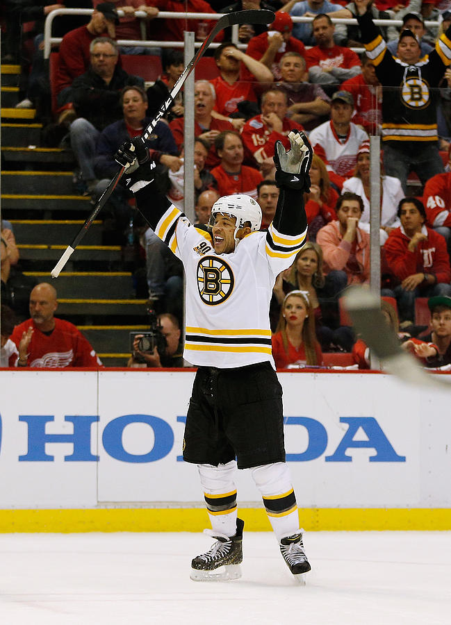 Boston Bruins v Detroit Red Wings - Game Four #2 Photograph by Gregory Shamus