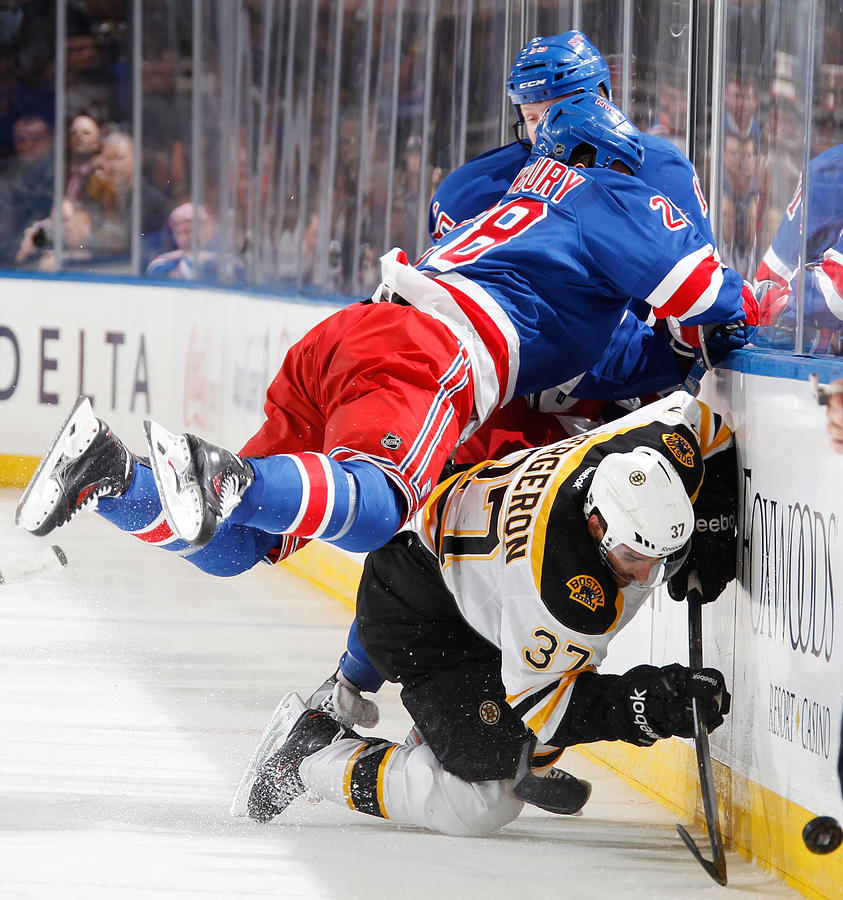 Boston Bruins v New York Rangers - Game Four #2 Photograph by Scott Levy
