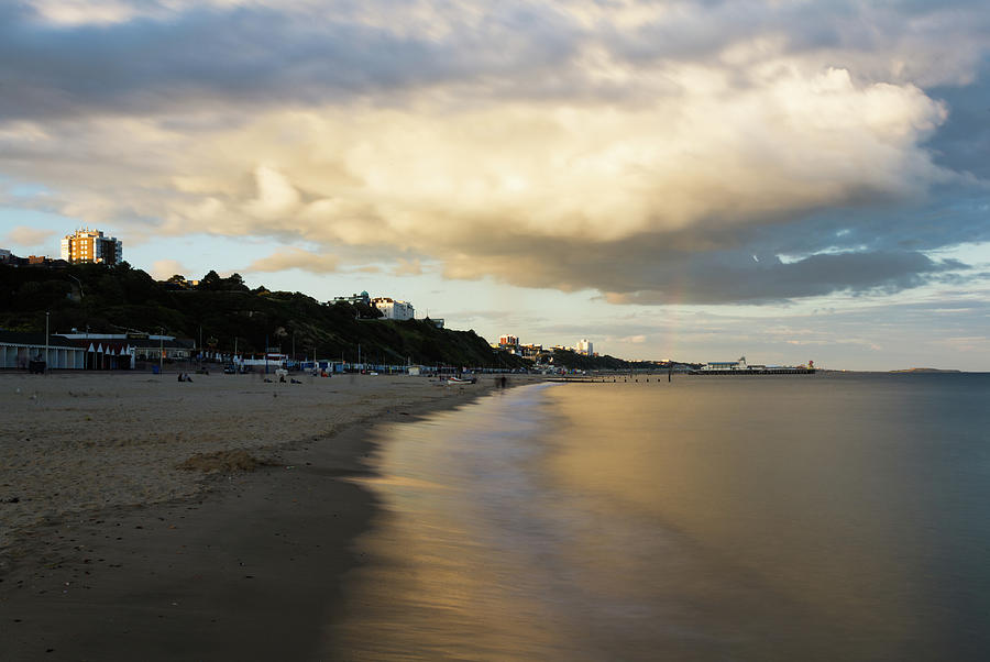 Bournemouth Pier at Sunset Photograph by Ian Middleton