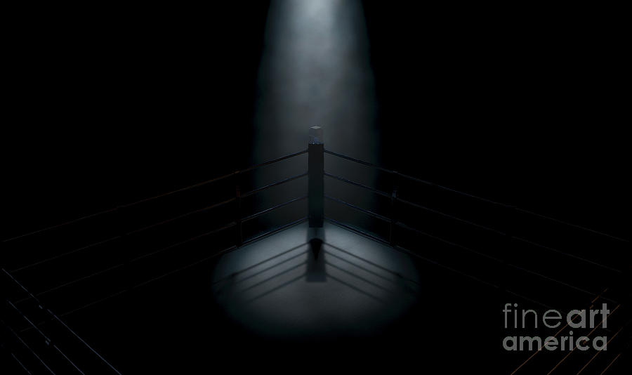 Boxing Ring Corner Digital Art