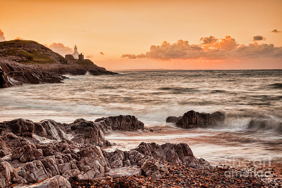 Bracelet Bay and The Mumbles Lighthouse #1 Photograph by Colin and Linda McKie
