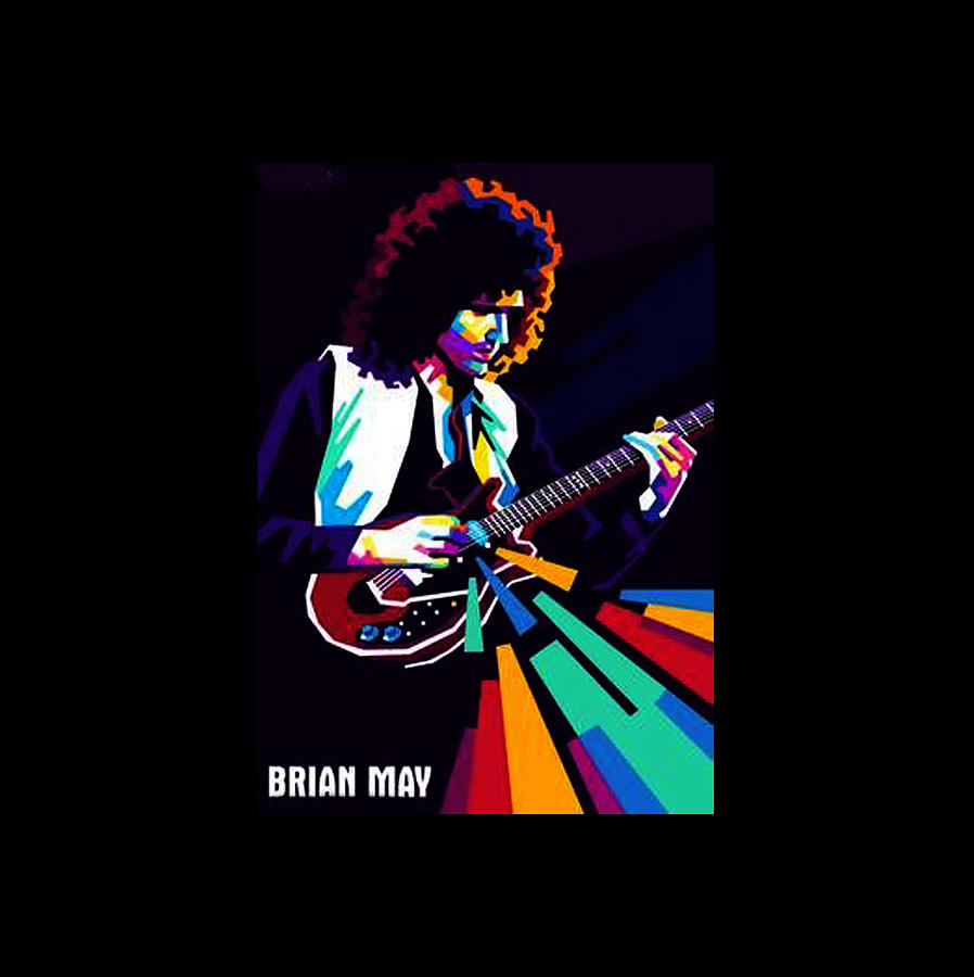 Brian May Digital Art By Crockford Nevins - Fine Art America