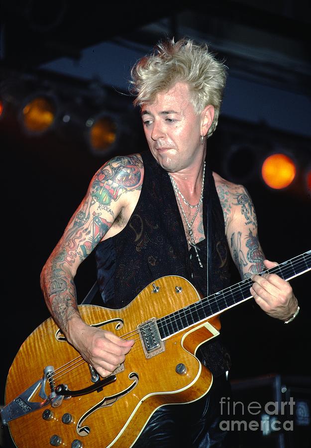 Brian Setzer - Stray Cats Photograph by Concert Photos