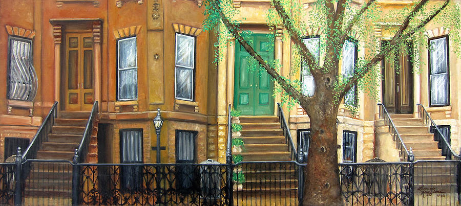 Brooklyn Brownstone Corridor #2 Painting by Leonardo Ruggieri