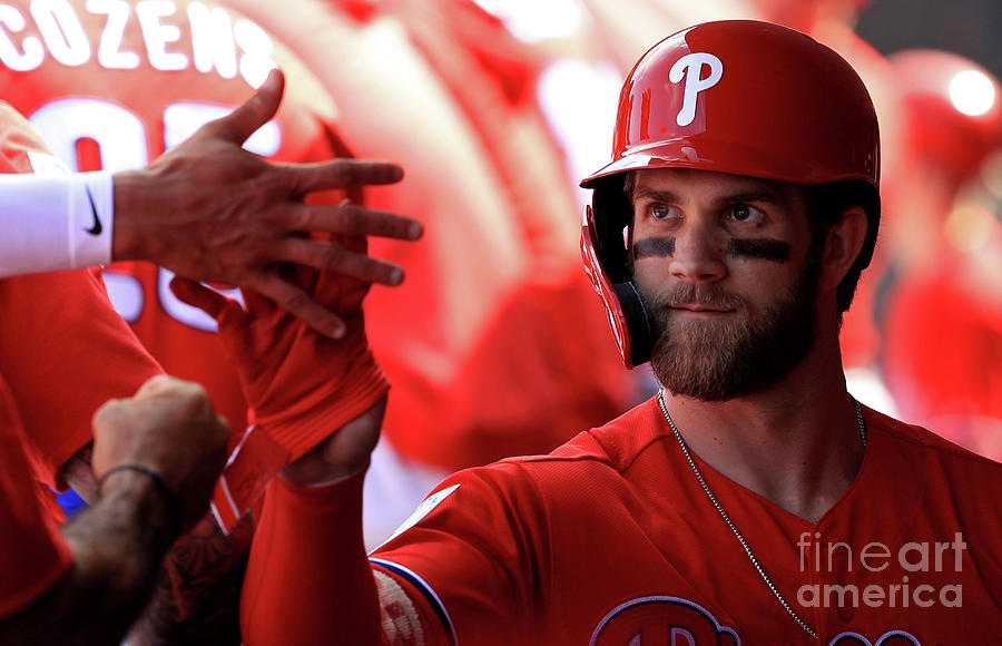 Bryce Harper Photograph by Mike Ehrmann Bryce Harper Photograph by Mike Ehrmann
