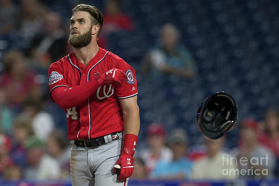 Bryce Harper Photograph by Mitchell Leff Bryce Harper Photograph by Mitchell Leff
