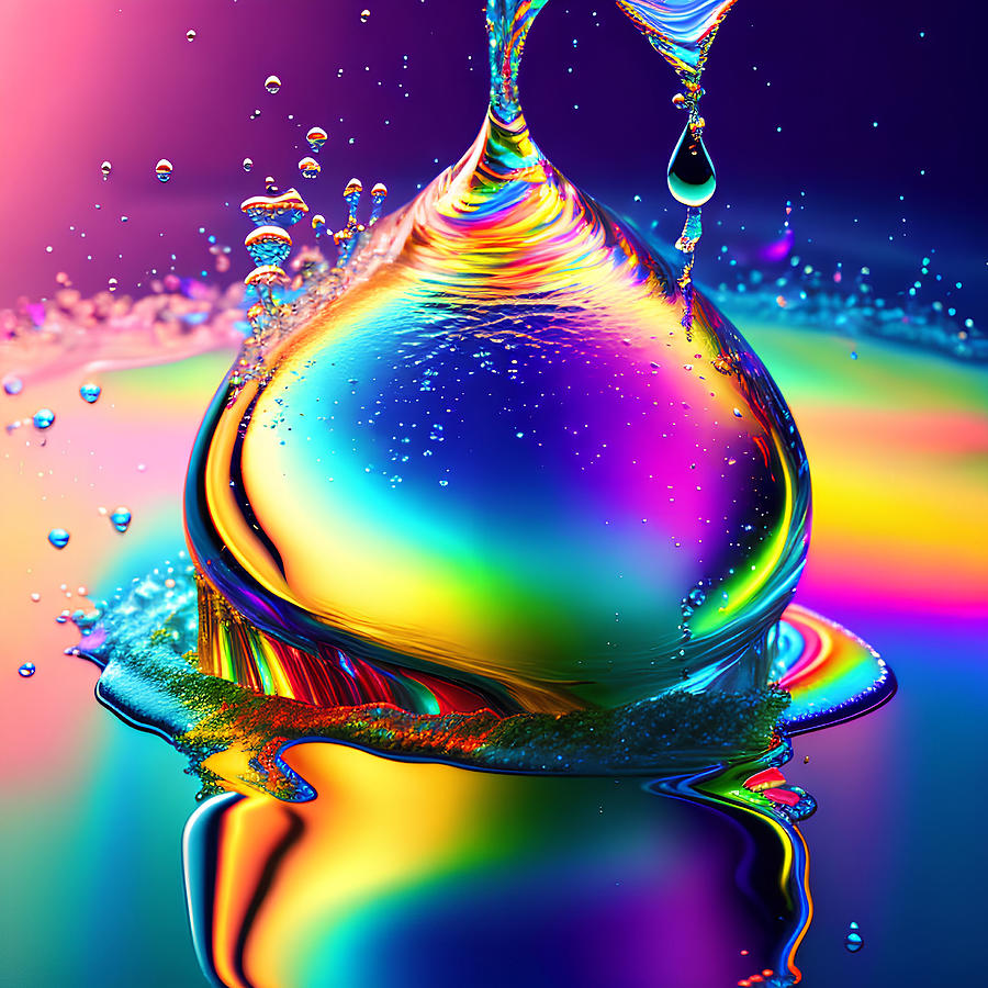 Bubbly Digital Art by Kevin Lenaghan - Fine Art America