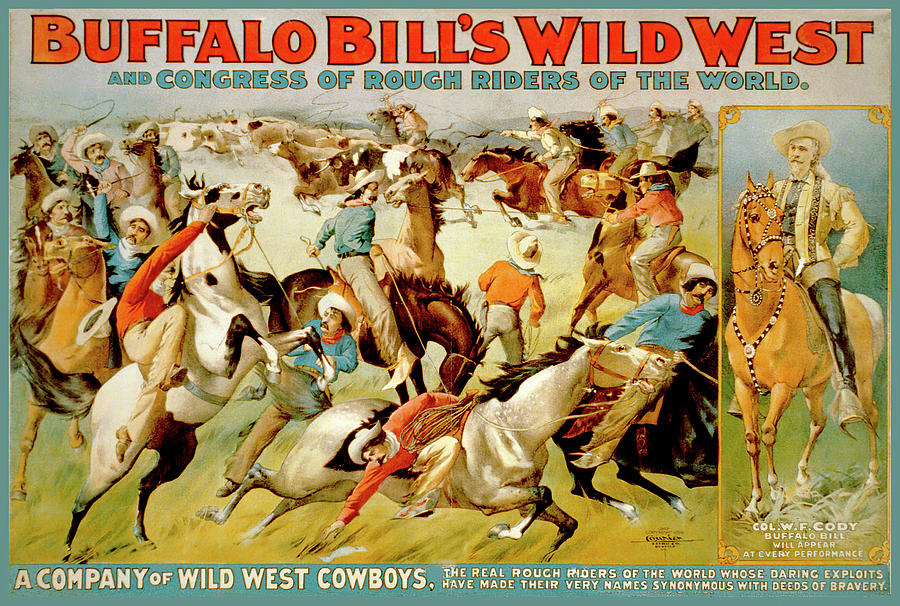 Horse Digital Art - Buffalo Bills Wild West #2 by Unknown