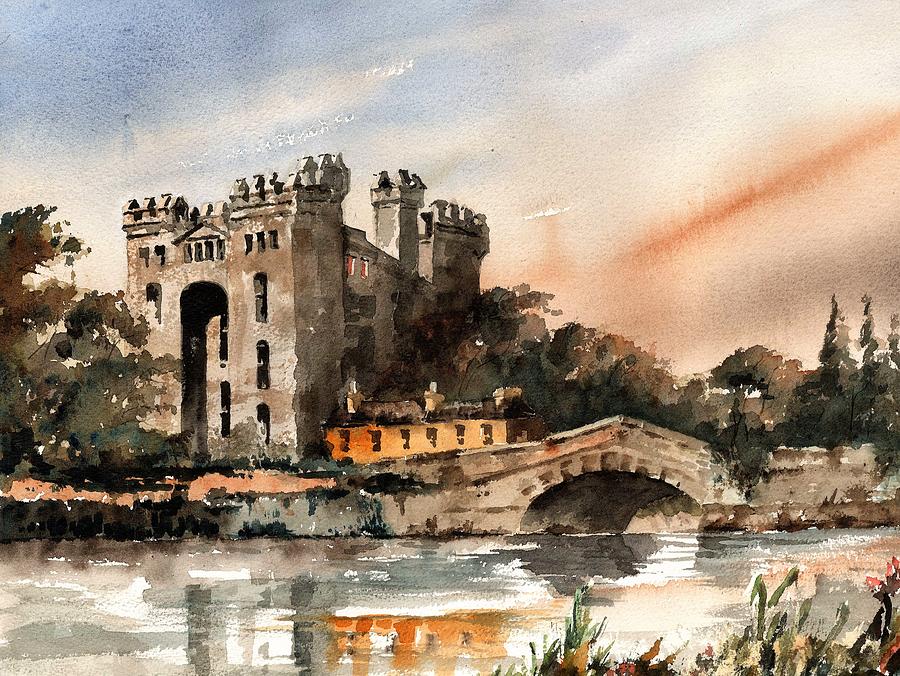 Bunratty Castle, Clare. #3 Painting by Val Byrne