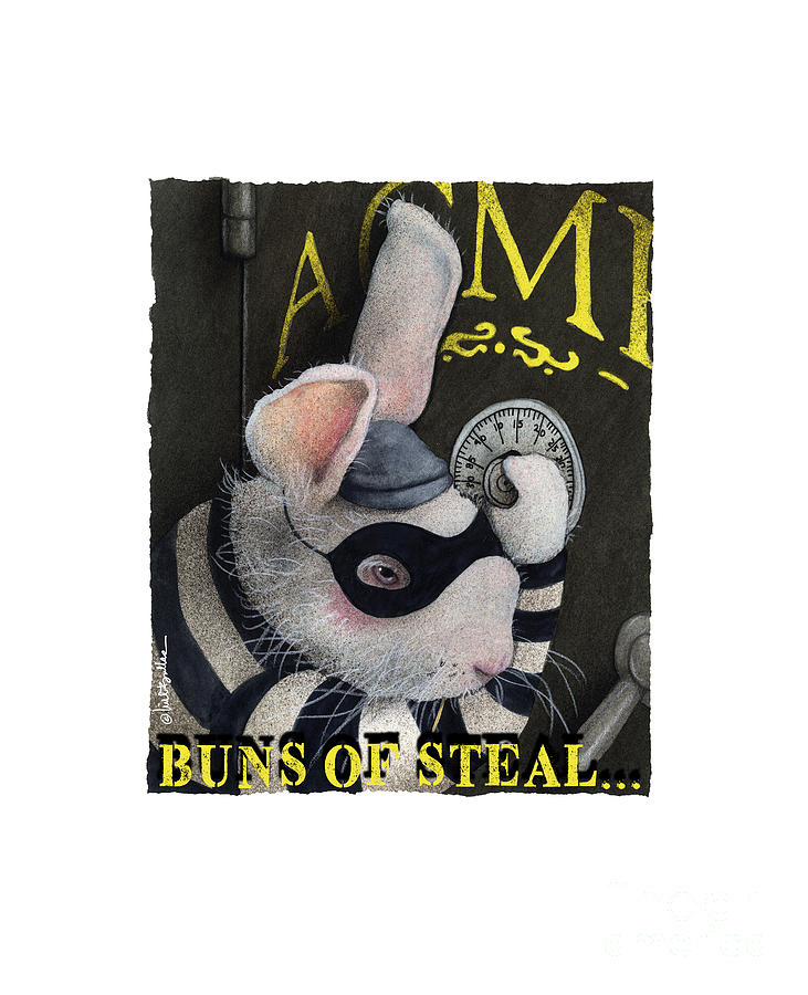 Buns Of Steal... #1 Painting by Will Bullas