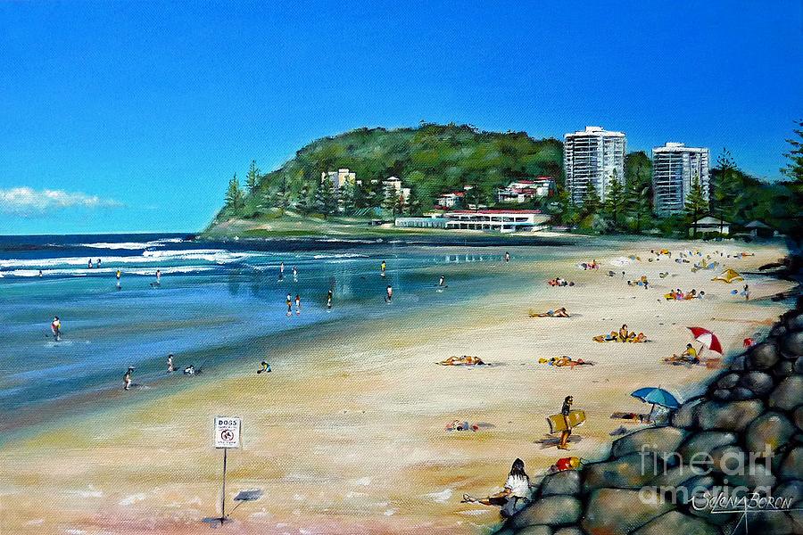 Summer Painting - Burleigh Beach 100910 #1 by Selena Boron